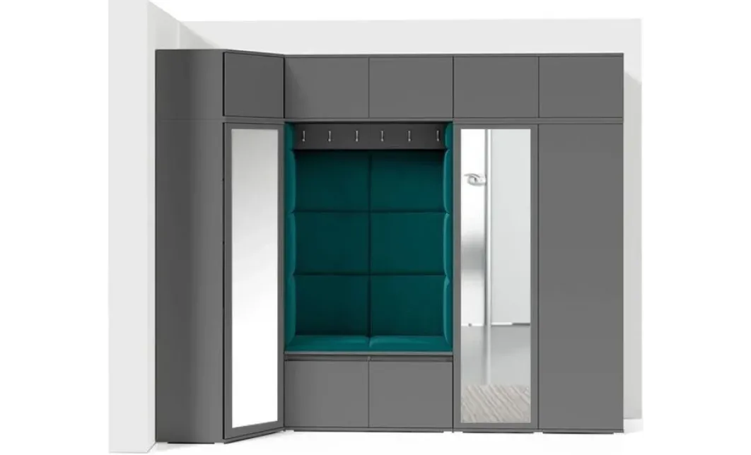 Cuier Hol Max 39, Grafit/Verde - Trinity 29
