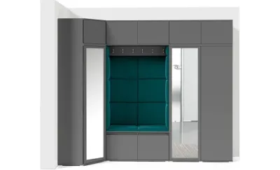 Cuier Hol Max 39, Grafit/Verde - Trinity 29