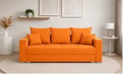 Canapea Extensibilă Claudia Memory Max, Portocaliu