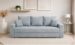 Canapea Extensibilă Claudia Memory Mini, Gri albastrui