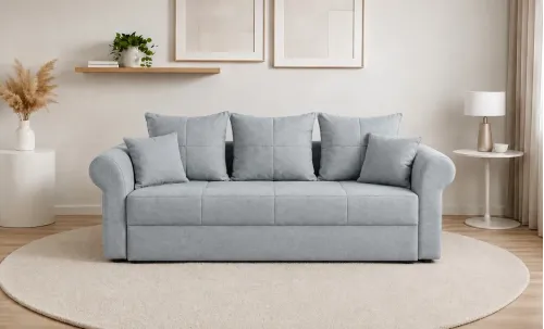 Canapea Extensibilă Elsa Memory Max, Gri albastrui