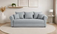 Canapea Extensibilă Elsa Memory Mini, Gri albastrui