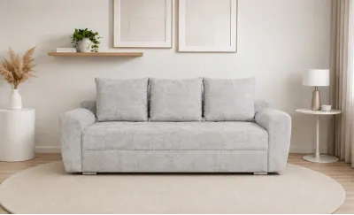 Canapea Extensibilă Lacrima Bonell Mini, Gri deschis