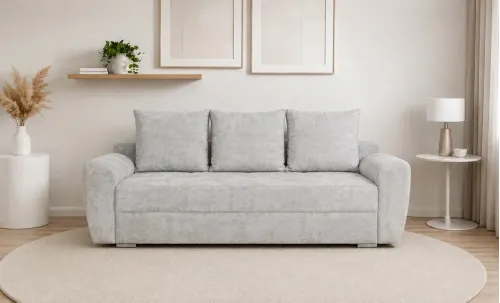 Canapea Extensibilă Lacrima Bonell Mini, Gri deschis