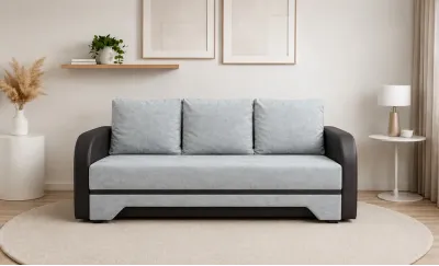 Canapea Extensibilă Corina Memory Mini, Gri albastrui
