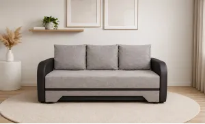 Canapea Extensibilă Corina Memory Mini, Gri inchis