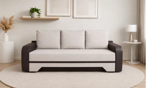 Canapea Extensibilă Royal Bonell Mini, Crem deschis