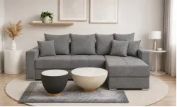 Colțar Extensibil Claudia Mare XXL Bonell Gri - Aragon 97, Interschimbabil