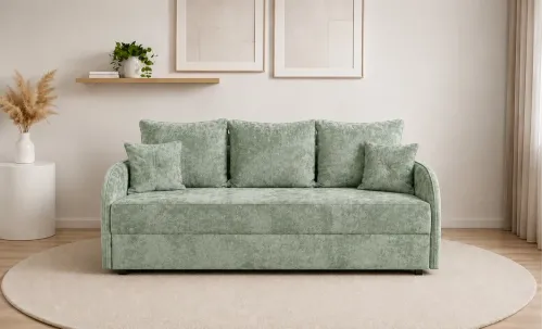 Canapea Extensibilă Adelina Memory Max, Verde
