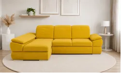 Colțar Extensibil Denver 2 Galben - Vega 13 Stânga