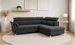 Colțar Extensibil Barry Gri Închis - Vega 34 Dreapta