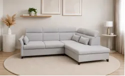 Colțar Extensibil Barry Gri Deschis - Vega 04 Dreapta