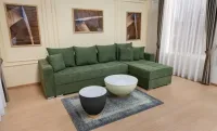 Colțar Extensibil Claudia Mare XXL Memory Verde - Aragon 39, Interschimbabil 4