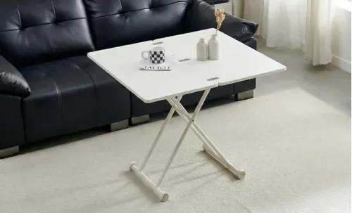 Masă Living Extensibilă KJT5401 cu Alb