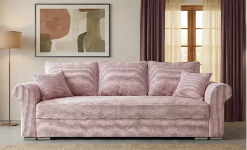 Canapea Extensibilă Ariana Memory Mini, Roz