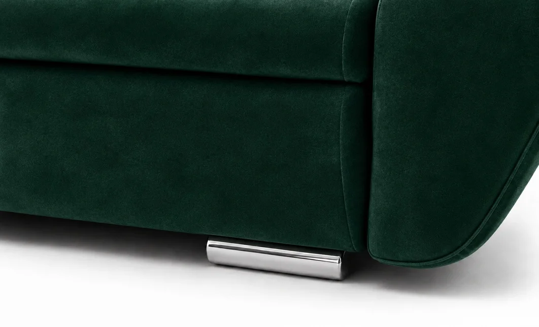 Canapea Extensibilă Confort cu Spumă HR, Verde Smarald 7