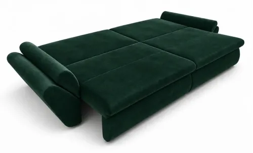 Canapea Extensibilă Confort cu Spumă HR, Verde Smarald