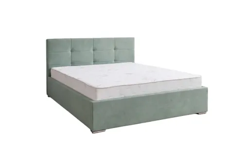 Set Pat Fresh cu Saltea Aloe Vera și Somieră Rabatabilă, 140x200, Verde Seladon 