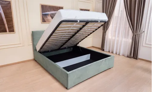 Set Pat Fresh cu Saltea Aloe Vera și Somieră Rabatabilă, 180x200, Verde Seladon 