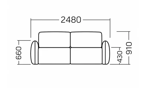 Canapea Extensibilă Parker, Gri