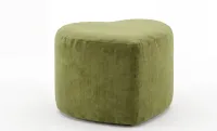 Taburet Tapițat Inimă Olive 3