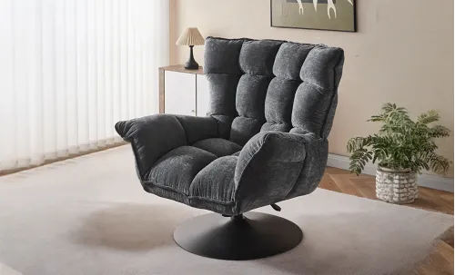 Fotoliu Rotativ KJL6396 Negru
