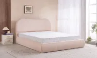 Set KJB3861 cu Saltea Bonell Aloe Vera și Somieră Rabatabilă, 160x200, Bej