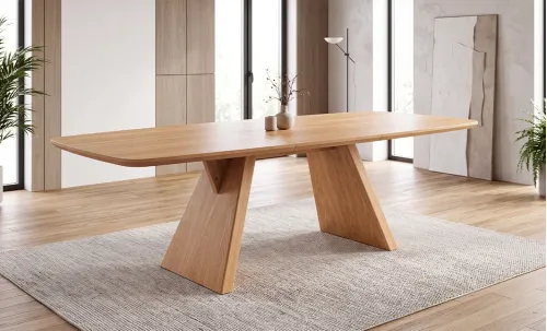 Masă Living Extensibilă DTW1002, Natur