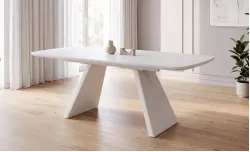 Masă Living Extensibilă DTW1002, Albă