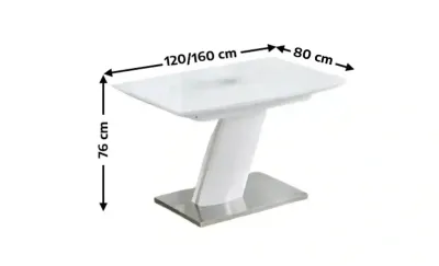 Masa Living Extensibila Alb KJT380 