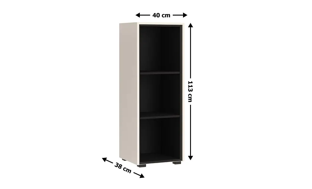 Biblioteca Prime REG40, Cashmir / Negru 1