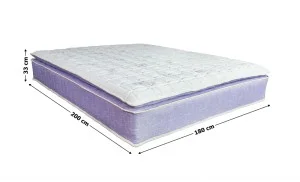 Saltea Lavanda, 180x200x33cm