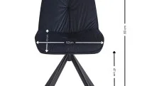 Scaun Living KJC356 Negru 2