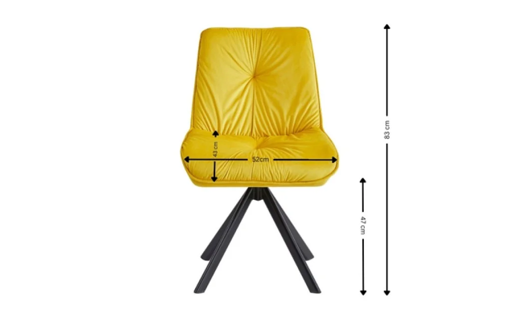 Scaun Living KJC356 Galben 2