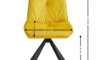Scaun Living KJC356 Galben