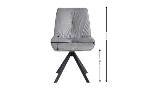 Scaun Living KJC356 Gri