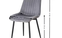 Scaun Living KJC176 Gri
