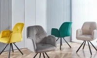 Scaun Living Rotativ KJC80 Bej 2