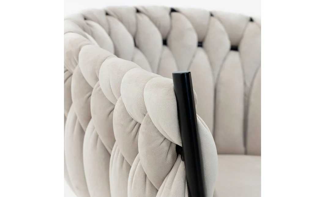 Scaun Living Tapitat KJC11 Bej 4