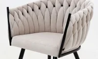 Scaun Living Tapitat KJC11 Bej 3