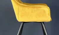 Scaun Living Tapițat KJC38 Galben 6