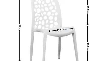 Scaun TX16 Plastic Alb
