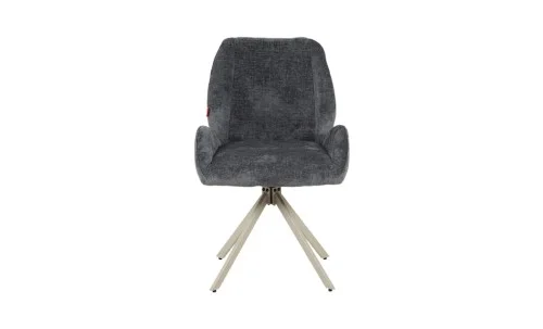 Set Masă Living Extensibilă CT163 Blat Ceramic Alb cu 4 Scaune DCM0104CS Gri