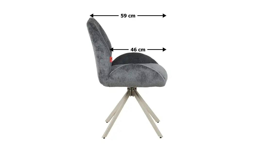Set Masă Living Extensibilă CT163 Blat Ceramic Alb cu 4 Scaune DCM0104CS Gri