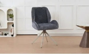 Scaun Living Tapițat DCM0104CS Gri