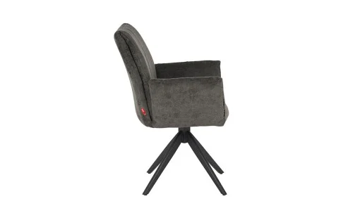 Set Masă Living Extensibilă DTM0405CS Bej cu 6 Scaune DCM0601AS Gri Închis
