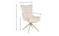Scaun Living Rotativ DCM0607CS Bej