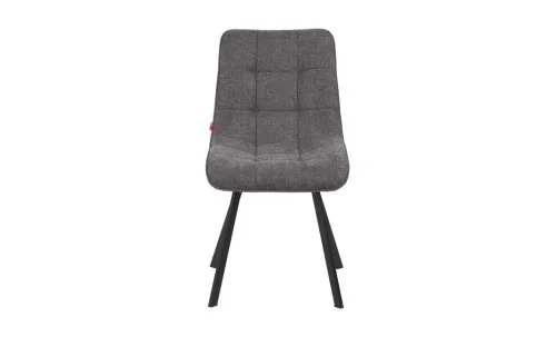 Set Masă Living Extensibilă Blat Ceramic KJT416 Alb-Cappuccino cu 4 Scaune DCM1801CF Gri