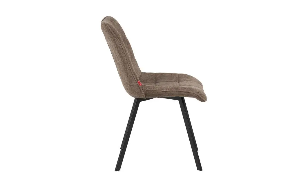 Set Masă Living Extensibilă Blat Ceramic KJT416 Alb-Cappuccino cu 4 Scaune DCM1801CF Maro 4