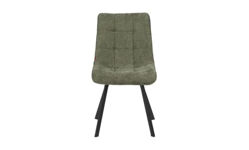 Set Masă Living Extensibilă Blat Ceramic KJT416 Alb-Cappuccino cu 4 Scaune DCM1801CF Verzi